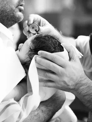 Segen nach der Taufe - orthodoxe Taufe Stuttgart